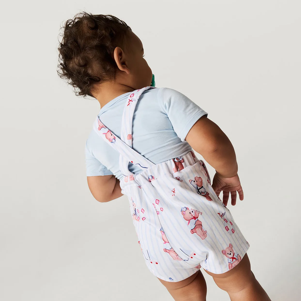 Captain Theo French Terry Short Overalls