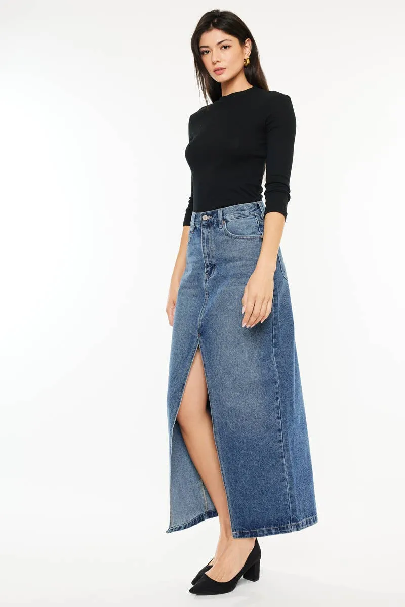 Maxi Denim Skirt