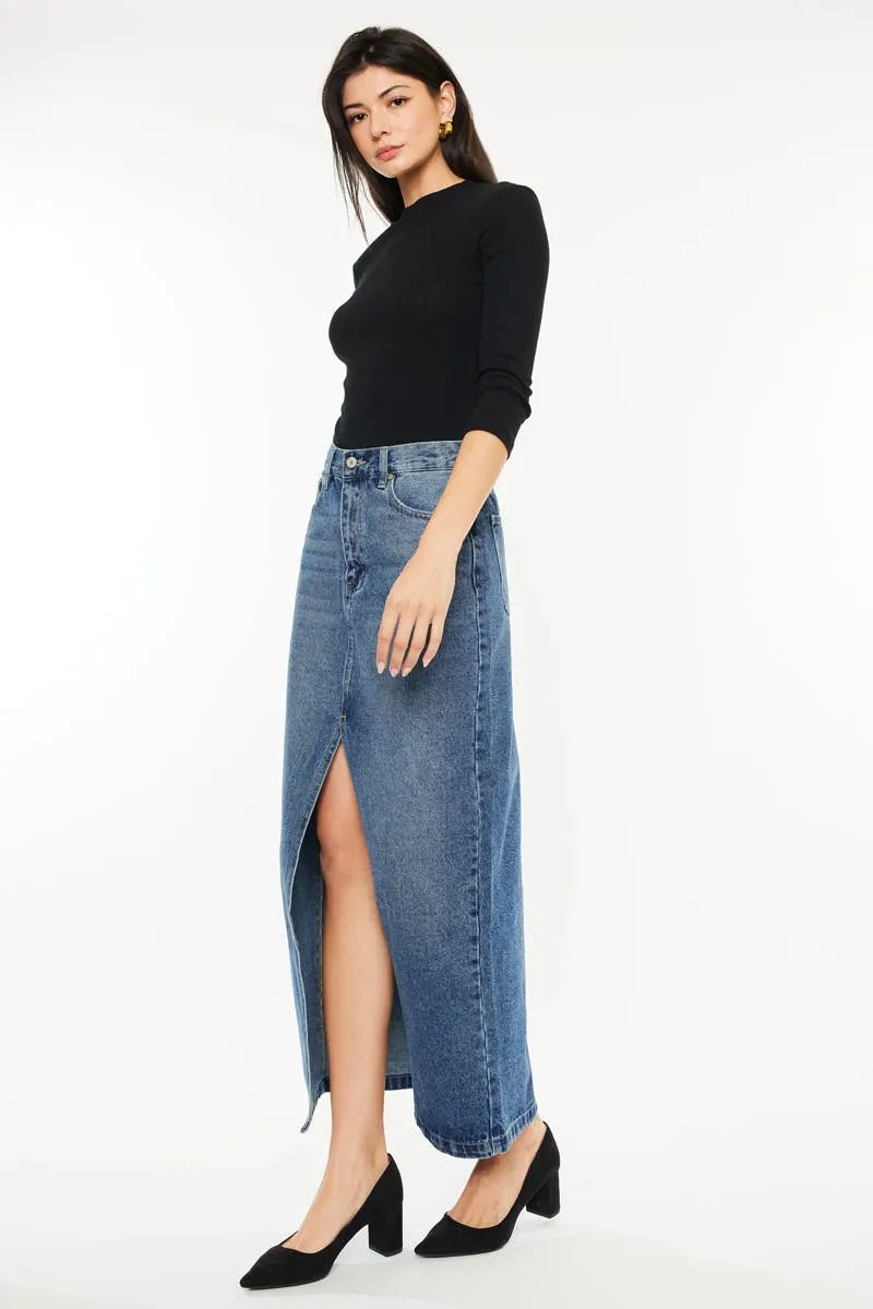 Maxi Denim Skirt