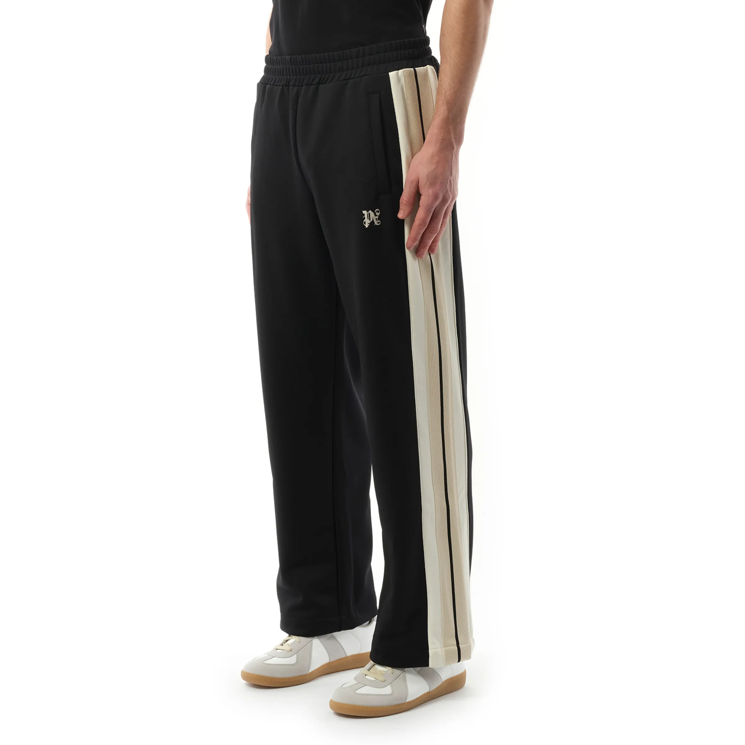 New Monogram Track Pants in Black/Off White