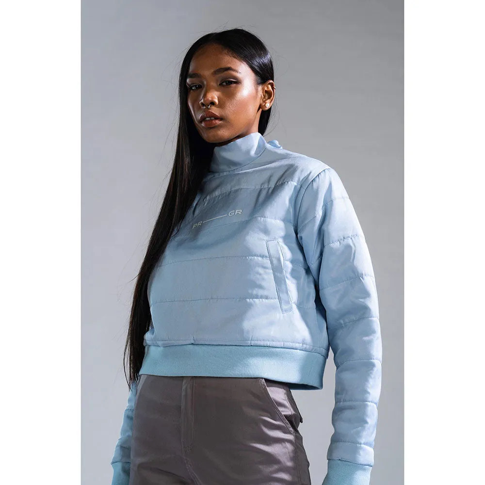 PRIMAL GRAY Blue Recycled Polyester Turtle neck Puffer Jacket