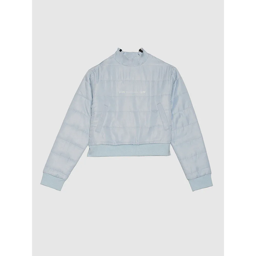 PRIMAL GRAY Blue Recycled Polyester Turtle neck Puffer Jacket