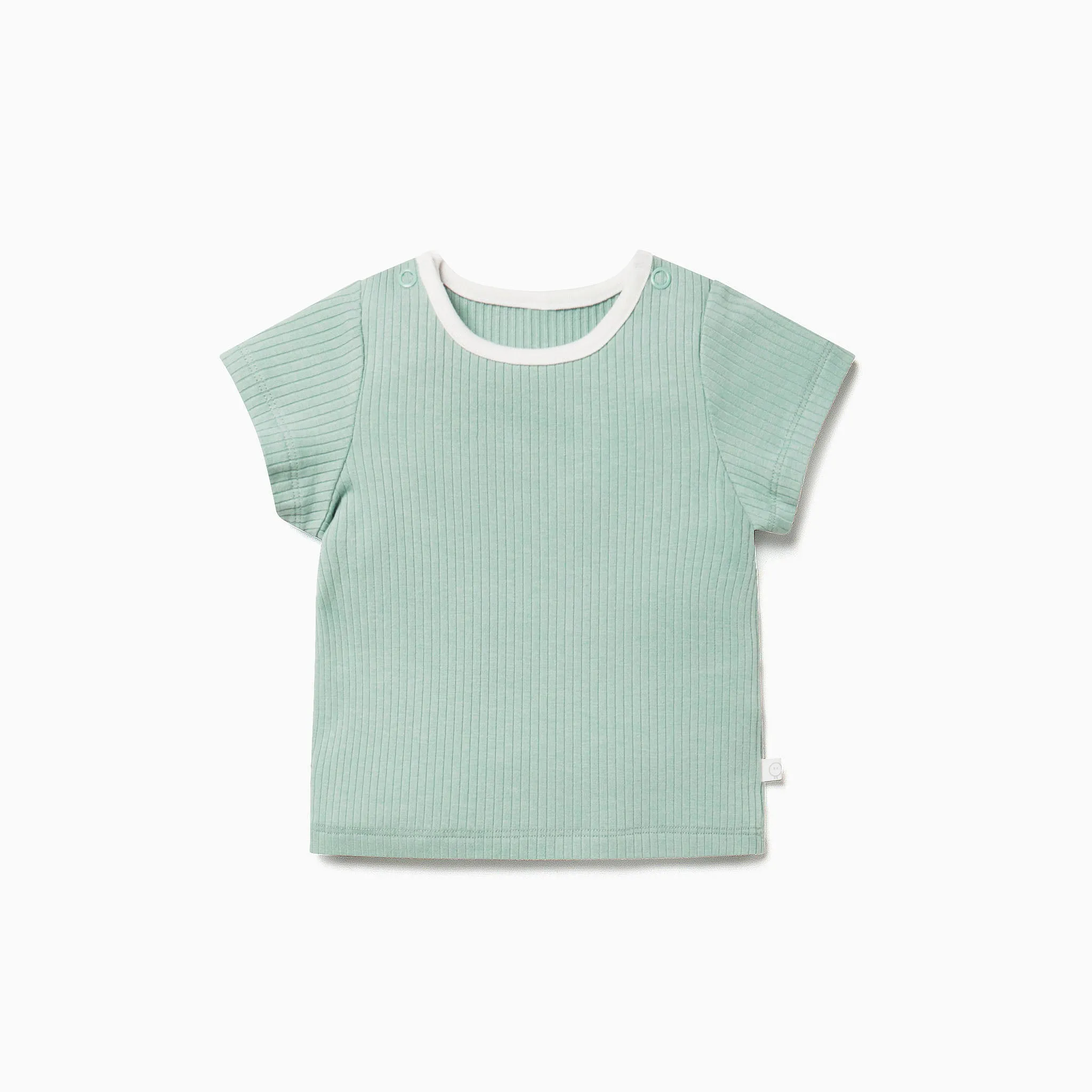 Ribbed Short Sleeve Tee