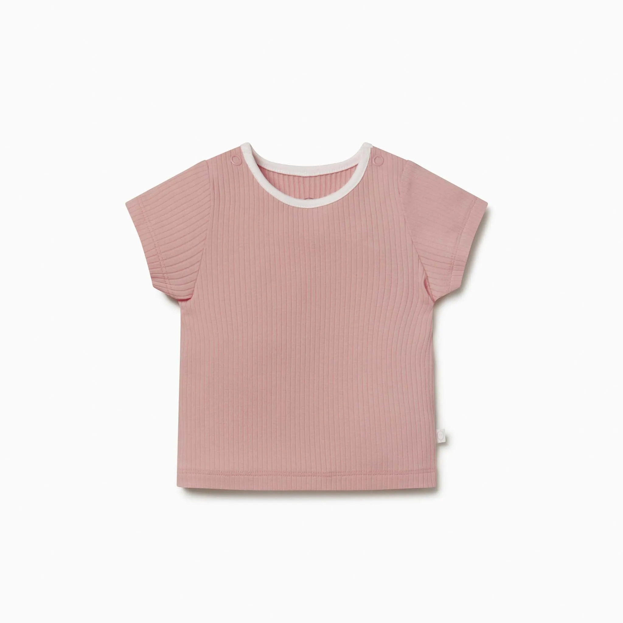 Ribbed Short Sleeve Tee