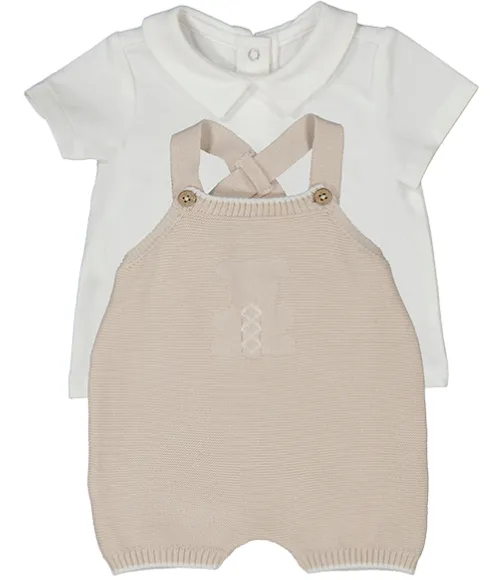 Stone Knit Romper Set