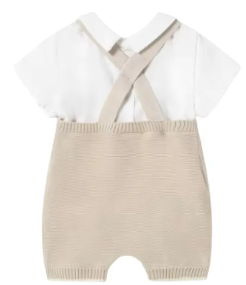 Stone Knit Romper Set