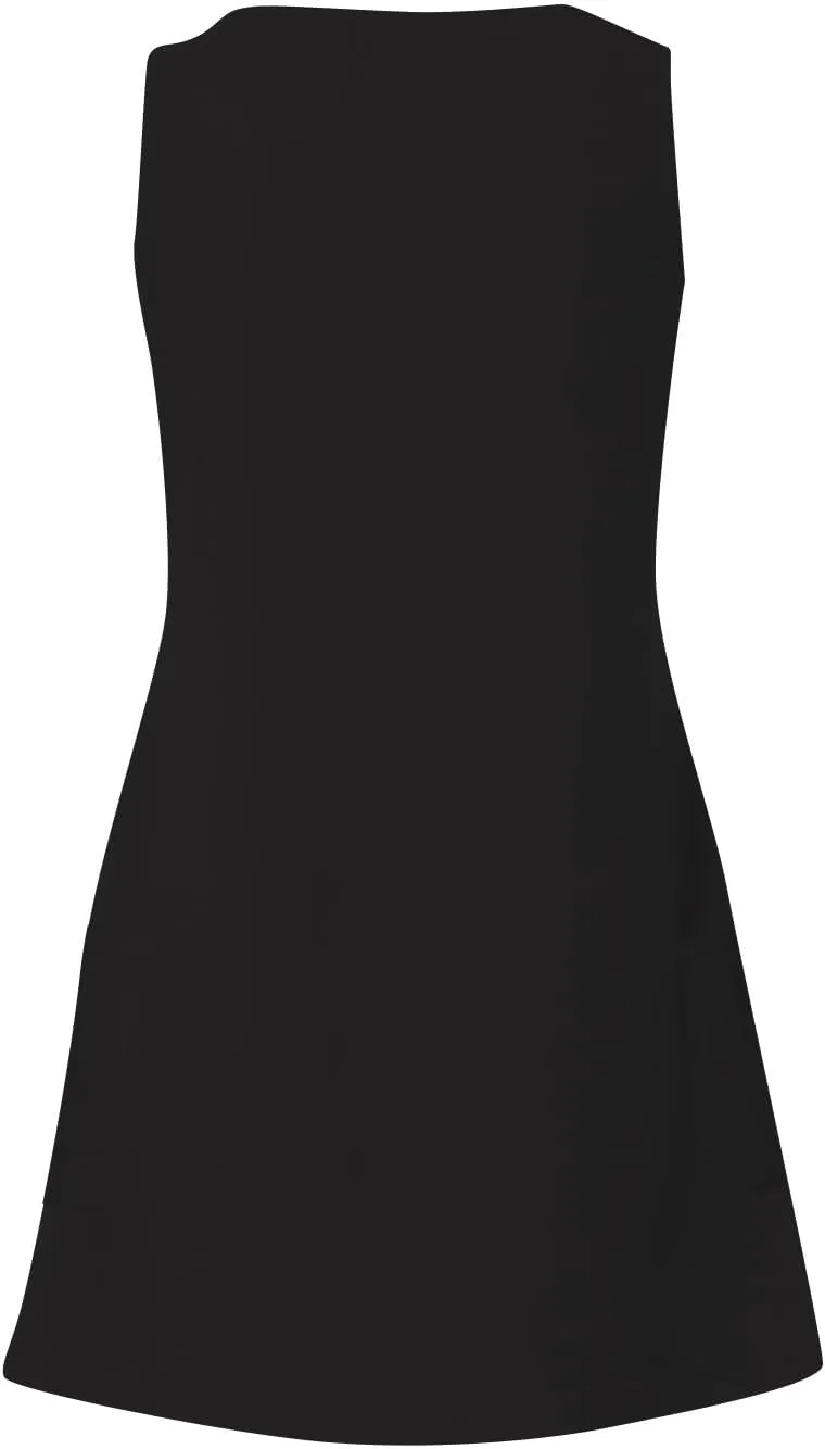 Summer Dresses for Women 2025 Vacation Casual V Neck Sleeveless Tank Sundress Boho Floral T Shirt Dress with Pockets