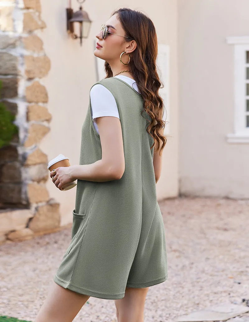 Summer Waffle Short Overalls (US Only)