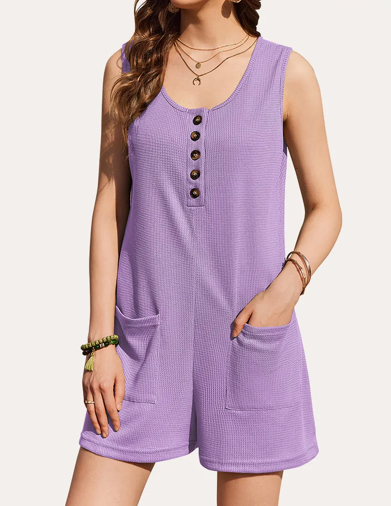 Summer Waffle Short Overalls (US Only)