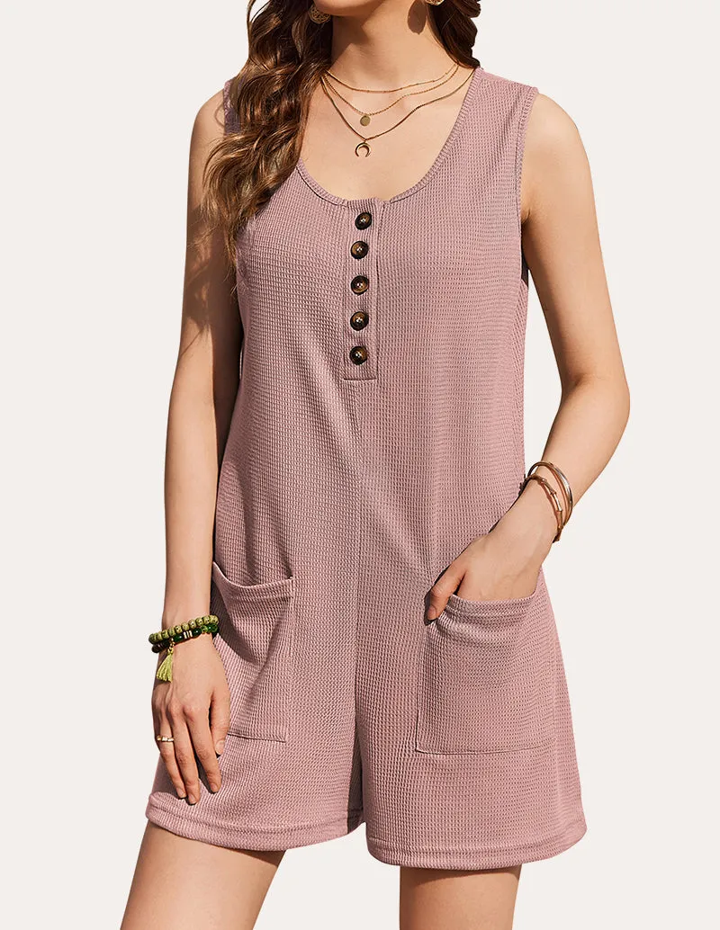 Summer Waffle Short Overalls (US Only)