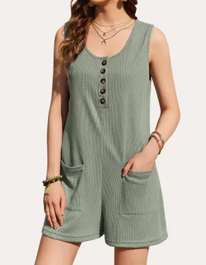 Summer Waffle Short Overalls (US Only)