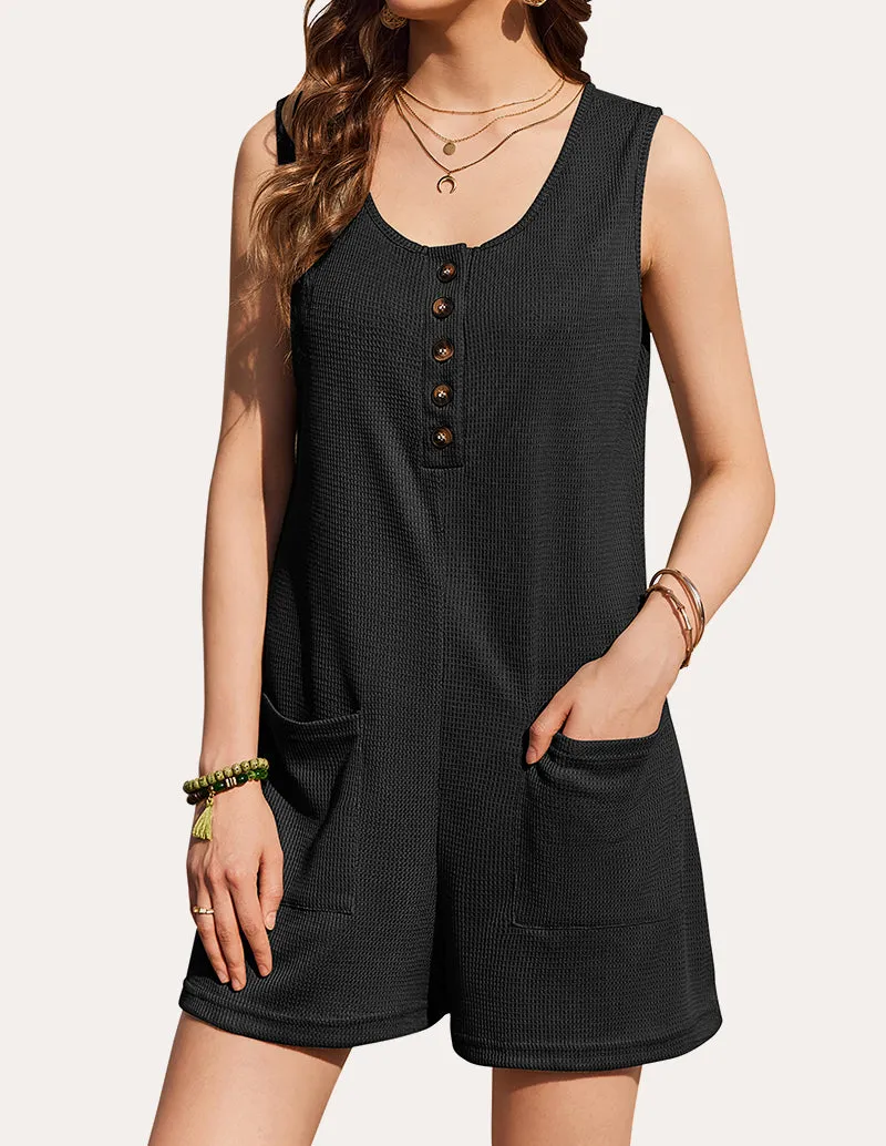 Summer Waffle Short Overalls (US Only)